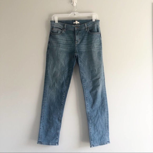Eileen Fisher Medium Wash Straight Leg Jeans Sz. 2 - Picture 1 of 7